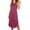 Wine, variant on Vrorvz Long Nightgown for Womens Sleeveless Tank Nightshirts Sleepwear Loose Nightdress Nightgowns