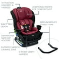 thumbnail image 6 of Britax Poplar S Convertible Car Seat, 2-in-1 Car Seat, Slim 17-inch Design, ClickTight, Ruby Onyx, 6 of 7
