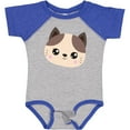 thumbnail image 3 of Inktastic Cute Cat, Little Cat, Cat Head, Brown Cat Boys or Girls Baby Bodysuit, 3 of 5