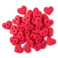 thumbnail image 2 of Buttons Galore Petits Boutons-Cœur Rouge GBTB-1826, 2 of 4