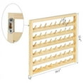 thumbnail image 4 of Wood Wall Hanging Thread Rack Multi-Spool Stand Organizer Embroidery Sewing Storage Holder Knitting Hair-braiding Tool Decorations, 4 of 6