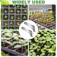thumbnail image 4 of Duslogis 2Pcs Seedling Transplant Tongs, Gardening Plants Transplant Tongs Stainless Steel Seedling Remove Transplanting Pliers, Gardening Supplies Plant Tools, Reduce Root Damage (8.7 Inch), 4 of 7