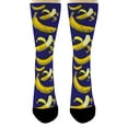 thumbnail image 4 of ThisWear Food Gifts Banana Print Socks Foodie Socks Banana Novelty Gifts for Men 1-Pair Novelty Crew Socks, 4 of 5
