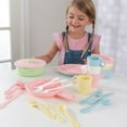 thumbnail image 5 of 27-Piece Pastel Cookware Set, Plastic Dishes and Utensils for Play Kitchens, 5 of 5