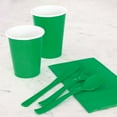 thumbnail image 2 of Paper Cups, 12 oz, Green, 10ct, 2 of 4