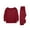 Red, variant on Rohuuque Family Matching Sets Christmas Jammies Solid for Mom Christmas Mom Mother Solid Blouse Tops Pants Family Clothes Pajamas 2025 Red
