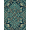 Blue, Pattern 1, variant on ODIKA 4'x6' Machine Washable Non-Slip Area Rug, Oriental Navy High Traffic Rug, Blue, 1285644