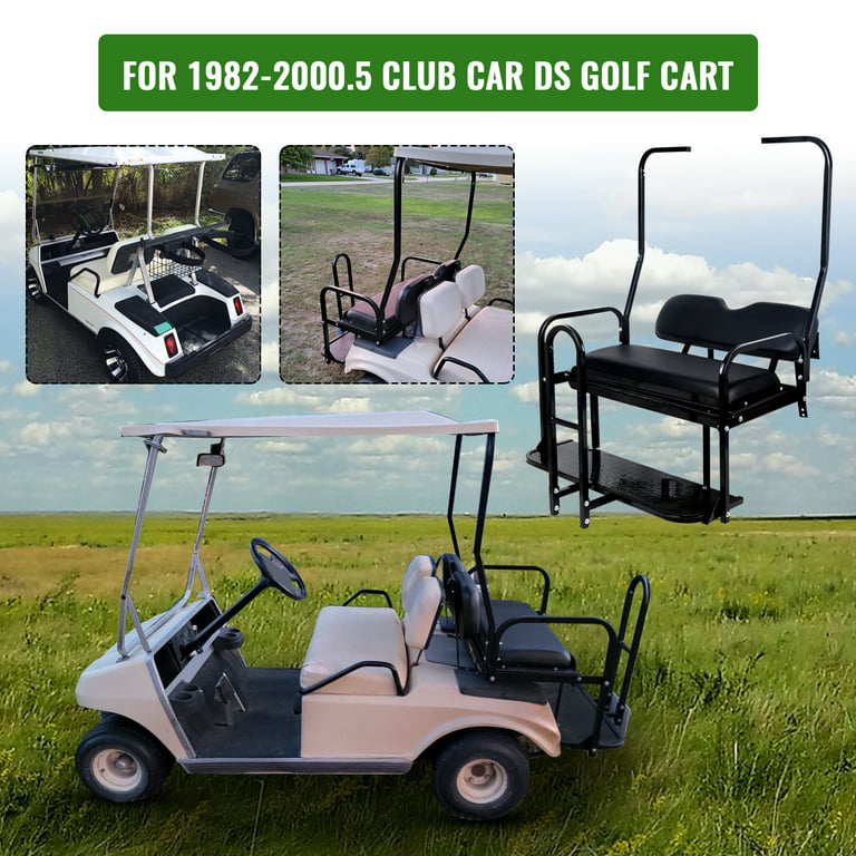 For 1982-2000 Club Car DS Golf Cart Flip Folding Rear Back Seat