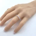 thumbnail image 4 of NANA Jewels U'r Ring 8 Stone Simulated Diamond CZ Band - Sterling Silver Size 4, 4 of 7