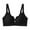 Black, variant on Wireless Bra for Women Plus Size Seamless Padded Bralette Lightweight Breathable Comfort T-Shirt Bra