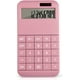 thumbnail image 1 of Calculadora estándar básica Calculadora de escritorio de 12 dígitos con pantalla LCD grande rosa ER, 1 of 5