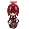thumbnail image 1 of Japanese Doll Wooden Kimono Doll Home Decorations Doll Japanese Restaurant Craft, 1 of 4