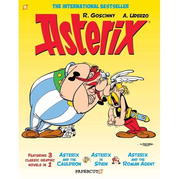 Pre-Owned Asterix: Asterix Omnibus #5 : Collecting Asterix and the Cauldron, Asterix in Spain, and Asterix and the Roman Agent (Series #5) (Paperback)