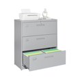 thumbnail image 2 of MIIIKO 3 Drawer Lateral File Cabinet with Lock, Lateral Filing Cabinet, Large Deep Drawers Locked by Keys, Metal Storage File Cabinet for Hanging Files Letter/Legal/F4/A4 Size, 2 of 4