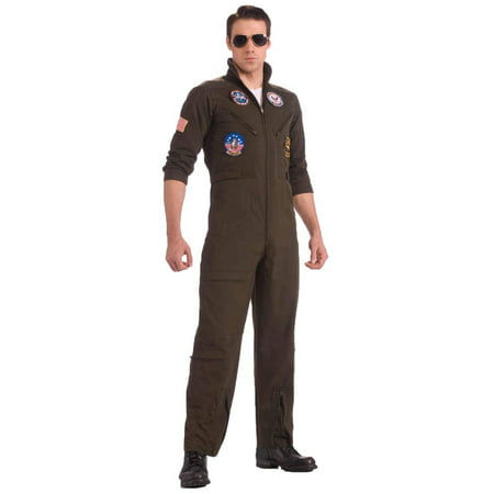 Top Gun Men's Flight Suit Costume Adult Plus X-Large 44-46