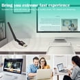 thumbnail image 4 of EIMELI USB WiFi Adapter for PC   600Mbps Wireless Network Adapter with High Gain Antenna  Dual-Band 2.4G/5GHz Wi-Fi Dongle Compatible with Desktop  Laptop  Windows  Mac OS  Linux, 4 of 8