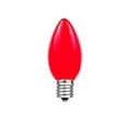 thumbnail image 2 of Novelty Lights C7 Red Ceramic Christmas Lights Set - Indoor/Outdoor Christmas Light String – Opaque Christmas Bulbs – Outdoor String Lights - White Wire - 25 Foot, 2 of 5