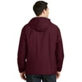 thumbnail image 2 of Port Authority Team Jacket-M (Maroon/Light Oxford), 2 of 6