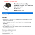 thumbnail image 2 of Power Steering Reservoir Cap - Compatible with 2000 - 2011 Ford Focus 2001 2002 2003 2004 2005 2006 2007 2008 2009 2010, 2 of 2