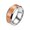 Light Brown, variant on Women Men's 8mm Oil Drip Fog Pine Grain Ring Stainless Steel Couple Engagement Promise High Polished Band Ring Jewelry Comfort Fit Blue Size 7