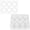Clear:10pc, variant on 6 Cavity Transparent Chocolate Covered Plastic Round Mold for Cookie Jelly Mini Cake Baking Soap Making (5pcs)
