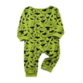 thumbnail image 4 of Racifhz Matching Family Halloween Pajamas Set Soft Long Sleeve Top and Pants Loungewear Holiday Sleepwear Cozy Nightwear for Family Autumn Fall Theme Party and Gifts, 4 of 6