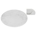 thumbnail image 1 of 12" Marble Lazy Susan White, 1 of 3