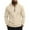 A-Beige, variant on Mens Hoodie Half Zip Fleece Hoodys Top Breathable Fleece Sweatshirt Windproof Gym Training Tops Casual Fall Lounge Wear Lightweight Combat Jacket Tactical Hoody Coat for Athletic
