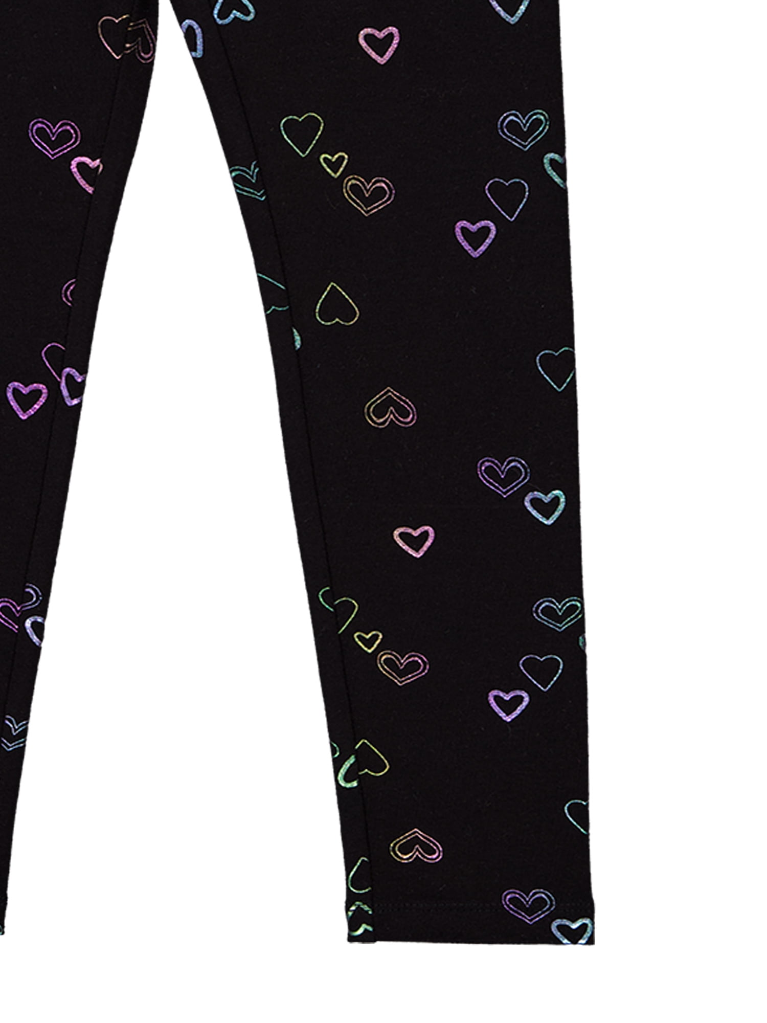 Wonder Nation Girls Kid Tough Leggings, 3-Pack, Sizes 4-18 & Plus