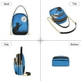 thumbnail image 3 of FORMRS Crossbody Bag for Women Shoulder Cell Phone Purse with Zipper, Black Cat, 3 of 7