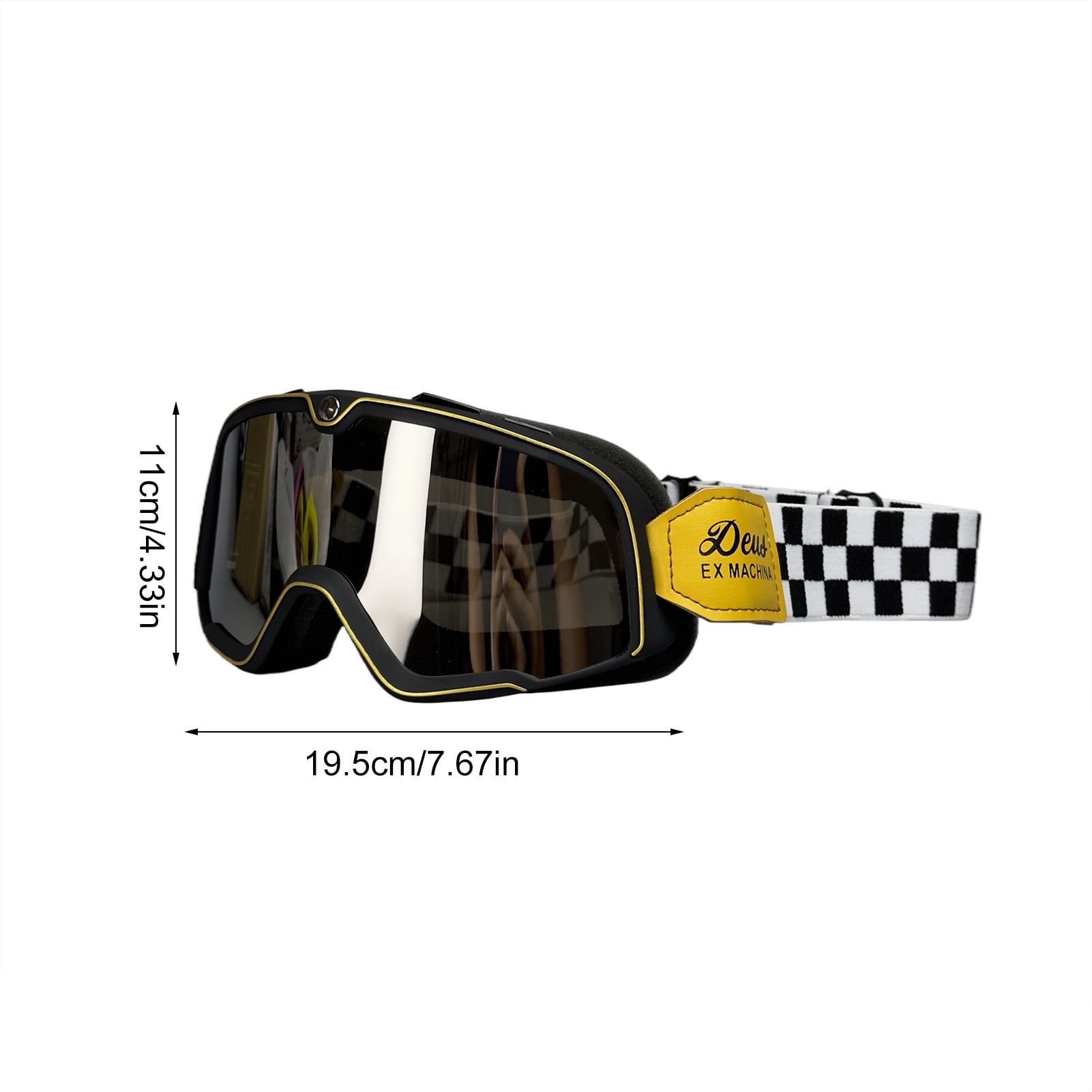 ATV Goggles|Retro Windproof Riding Goggles|Motorcycle Riding Glasses Goggles Dustproof Windproof Sun