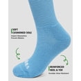 thumbnail image 6 of LOFIR Bamboo Viscose Diabetic Socks for Men Women, Extra Wide Non-Binding Moisture-Wicking Neuropathy Socks, 6 Pairs Seamless Knee High Socks, Size 11-13, Multi Color, 6 of 7