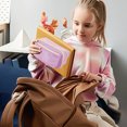 thumbnail image 4 of HOMEIORA Large Pencil Case Pouch, Pencil Box Holder Organizer with 4 Compartments, Pen Bag Wide Opening, with A Transparent Compartments - Light Purple, 1 Pack, 4 of 6