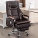 thumbnail image 3 of Mobile Leather Nordic Office Chair Recliner Editor Floor Metal Design Armchairs Relax Wheels Chaise De Bureau Office Furniture My Lux Decor Round, 3 of 33