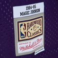 thumbnail image 5 of Men's Mitchell & Ness Magic Johnson Purple/Black Los Angeles Lakers 1984/85 Hardwood Classics Fadeaway Swingman Player, 5 of 5
