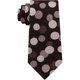 thumbnail image 1 of Sean John - Corbata para hombre con diseño de lunares explotados, marrón, talla única, 1 of 1