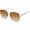 Brown Tortoise/Brown Grading, variant on Trendy  Square Metal Frame Sunglasses for Women Men Retro Big Flat Lens UV Protection Sunglasses SJ1146