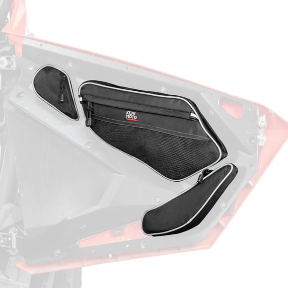 KEMIMOTO 2020-2024 PRO XP Sacs de Porte avant avec Genouillères Sacs de Rangement pour Outils Compatibles avec 2020-2024 Polaris RZR PRO XP/R/4, Pack Turbo R/4 UTV Cab avec Multiples Poches