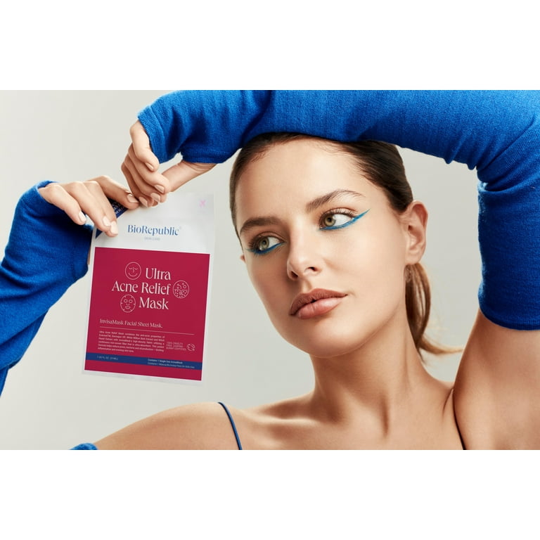 Ultra Acne Relief InvisaMask, 1-Piece Facial Sheet Mask - Walmart.com