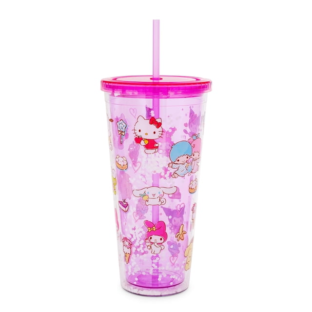 Carnival Cup Silver Buffalo Sanrio Hello Kitty 32 ml con tapa