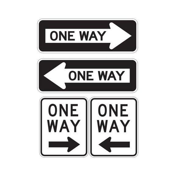 22 x 13 in. Road Signs Life-Size Cardboard Cutout