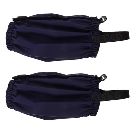 WEUVEB 1 Pair Walking Leg Protectors Dark Blue Polyester Fiber Durable Design for Snow Hiking Outdoor Activities