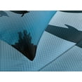 thumbnail image 4 of Ambesonne Underwater Quilted Bedspread Set 3 Pcs, Mermaid and Dolphins, Queen Size, Blue Black Petrol Blue, 4 of 5