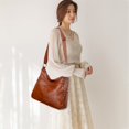 thumbnail image 4 of Bolsos de hombro impermeables para mujer 2024, nuevos bolsos de mano y carteras de diseñador de gran capacidad con cara suave, 4 of 5