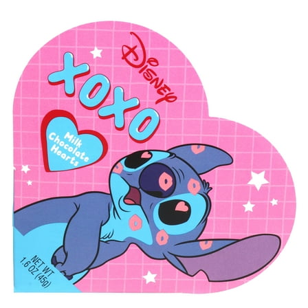 Frankford Disney Stitch Milk Chocolate Valentine's Heart Box 1.6oz