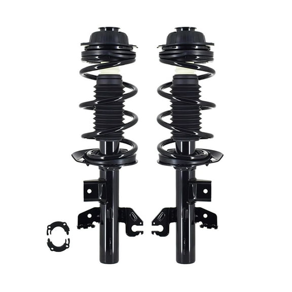Pair 2 Front L-R Quick Complete Strut-Coil Spring For 2015-2017 Chrysler 200 AWD