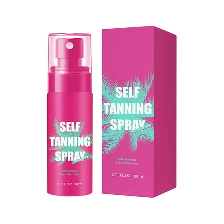 HHBEAUTY Professional Sunless Self Tanning Mist - Airbrush Spray Solution with Bronzer for Instant Sun Kissed Glow
