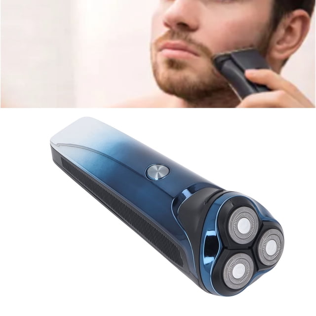 Beard and Mustache Trimmer, 3 Head Smart Display Electric Beard Trimmer 6200RPM for Men