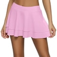thumbnail image 1 of Jupe Longue pour Filles Taille 5 Jupes pour Femmes Grande Taille Jupes de Lit Style Cottage Jupe Longue Jupe Isolée pour Maison Mobile Jupe Plissée Unie Mini Décontractée Confortable Tenue d'Intérieur Coupe Trapèze Rose TP, 1 of 7