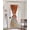 Orange, variant on Teal Ombre Coastal Blackout Curtains, French Door Curtains for Door Window, Summer Nautical Beach Ocean Seaside Privacy Drapery for Patio/Sidelight Doors, 1 Panel with Tieback, 54 x 72 Inches